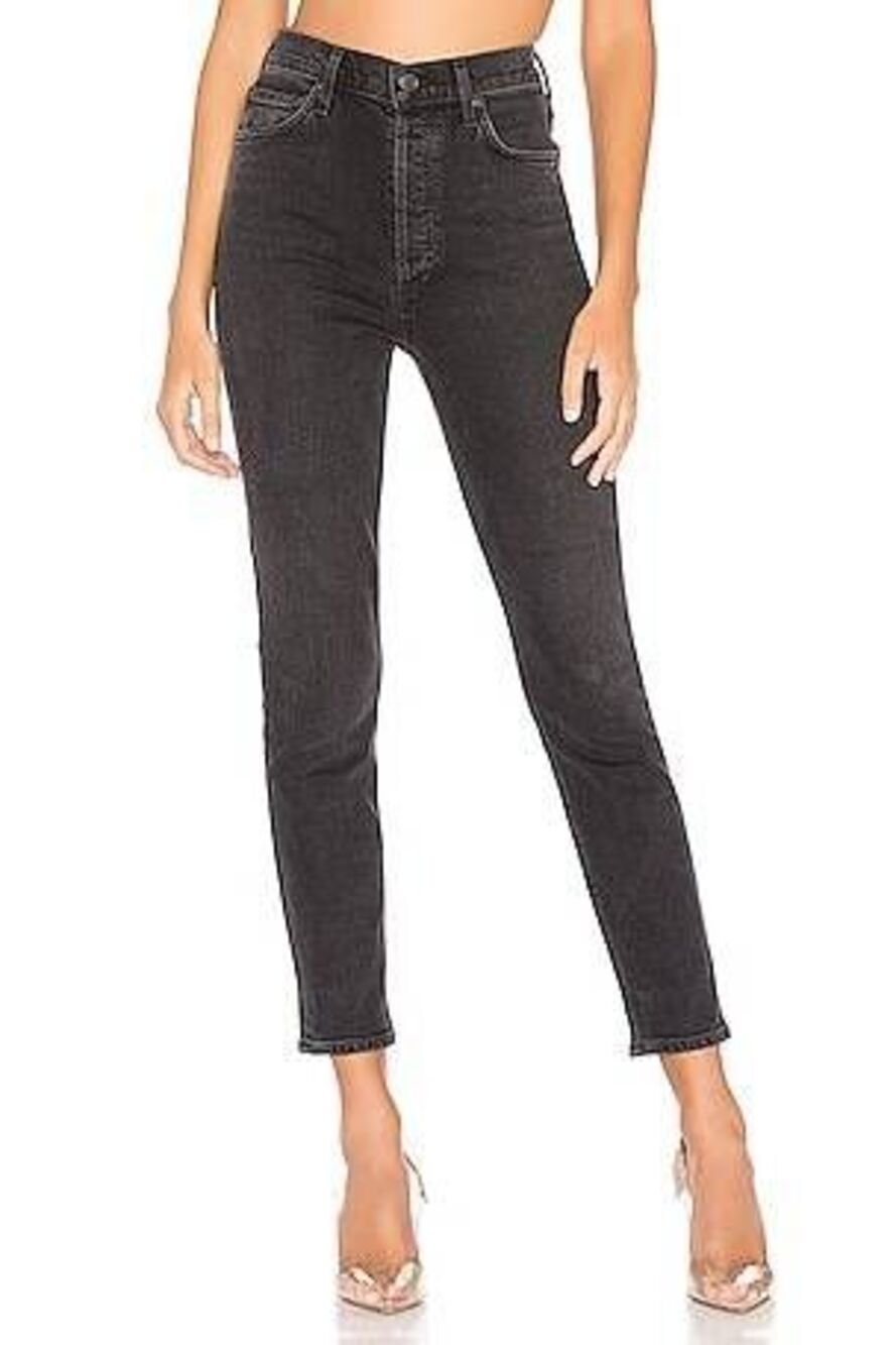 AGOLDE Black Nico High Rise Slim Fit Skinny Jeans Size 26